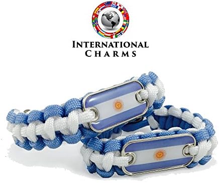 Argentina Flag Bracelet Argentina Dog Tag 2 Pack (Argentina)