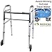EVA Medical Travel Folding Walker with Wheels and Detachable Legs (Fits medium/large suitcases)