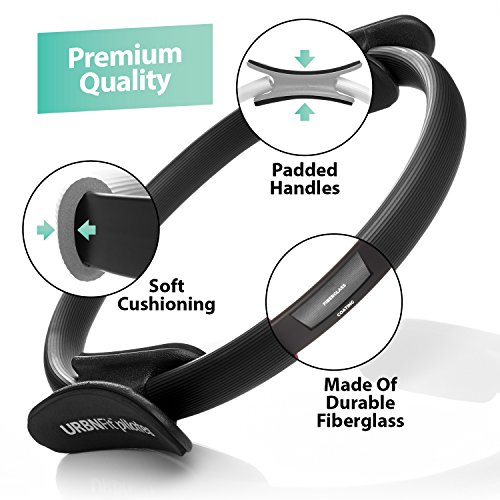 image for URBNFit Pilates Ring Fitness Circle - Weight Loss Body Toning Magic Ci