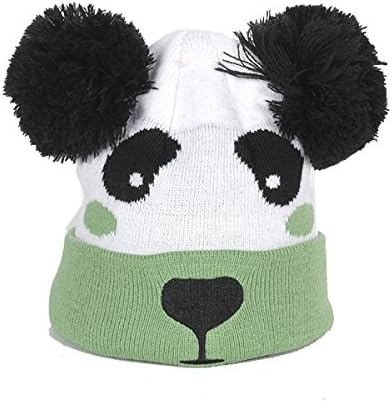 Cirque Mountain ApparelRt Panda Party Toddler Beanie , Green/White/Black, One Size