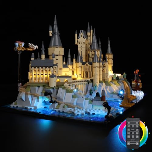Kyglaring Compatible with Lego 71043 Building Blocks, Lighting Accessories for Lego 71043 Model Set (Not Include Models) (76419 RC Edition)