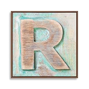 signwin Framed Canvas Wall Art Alphabet Canvas Prints...