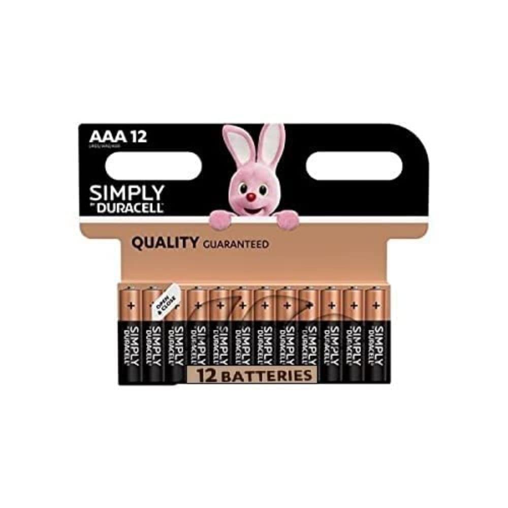 Duracell Simply AAA Batteries (Pack of 12)