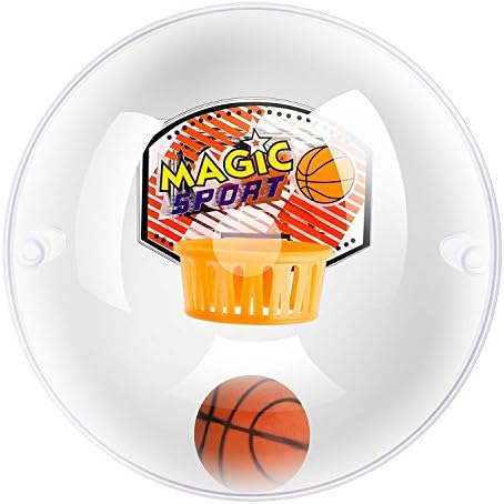 elecnewell Handheld Basketball Shooting Game Ball Toys Wrist and Palm Exercise Entertainment Relax (Yellow)