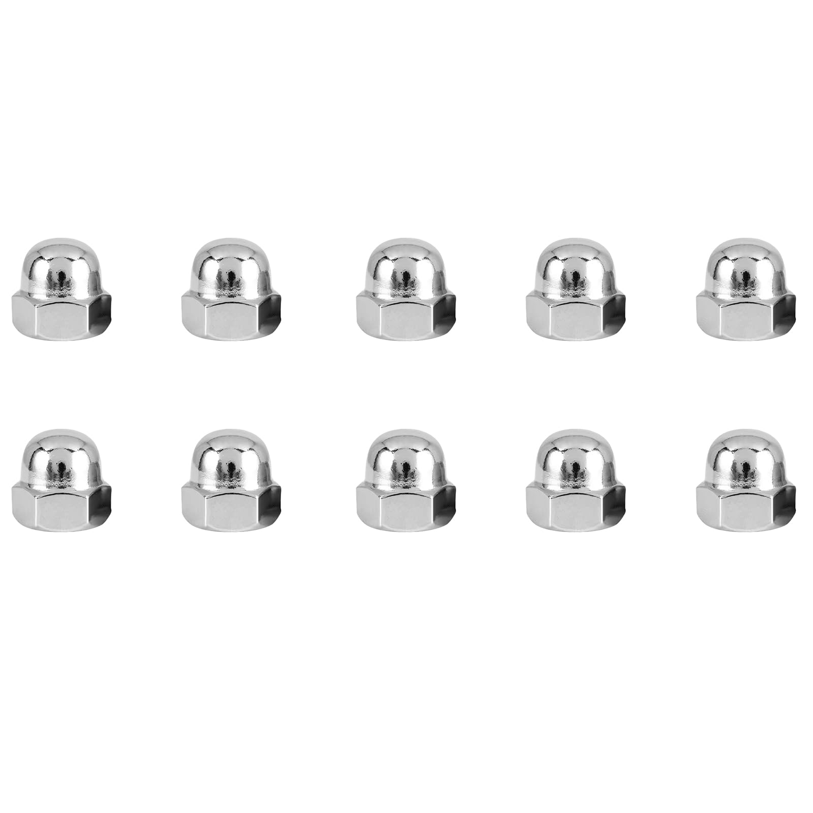 10 Pcs Acorn Cap Nuts, M10 Stainless Steel Hex Dome Cap Nut for Screws and Bolts