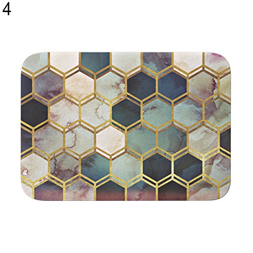 yanQxIzbiu Super Soft Indoor Rugs Living Room Carpets Sky Lantern Galaxy Flower Bathroom Rug Non-Slip Bath Shower Carpet Floor Mat - 6#