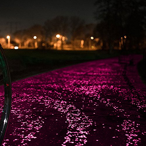 300pcs Glow in the dark Garden Pebbles, Gardening Luminous Glow Stones Outdoor Decor Glowing Water Fish Tank Gravel (Pink) - Thumbnail 5