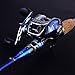 Sougayilang 2-piece Baitcasting Fishing Rod with Fishing Reel Combos Left/right