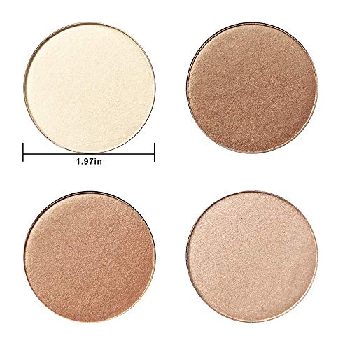 Highlighter Palette，Highlighter Makeup Palette, Glow Bronzer Highlighter Powder Kit,Face illuminator makeup palette