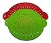 3 in 1 Silicone Splatter Screen - 2 Pack Set of Red and Green 9 and 11 Inch Diameters