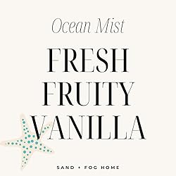 Sand + Fog Scented Candle - Ocean Mist - Additional