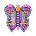KOODER Bug Zapper,Electronic Insect Killer,Mosquito Killer ,mosquito killer lamp,Eliminates all Flying Pests!Butterfly Style!Can be used as a night lamp too! (blue+pink)