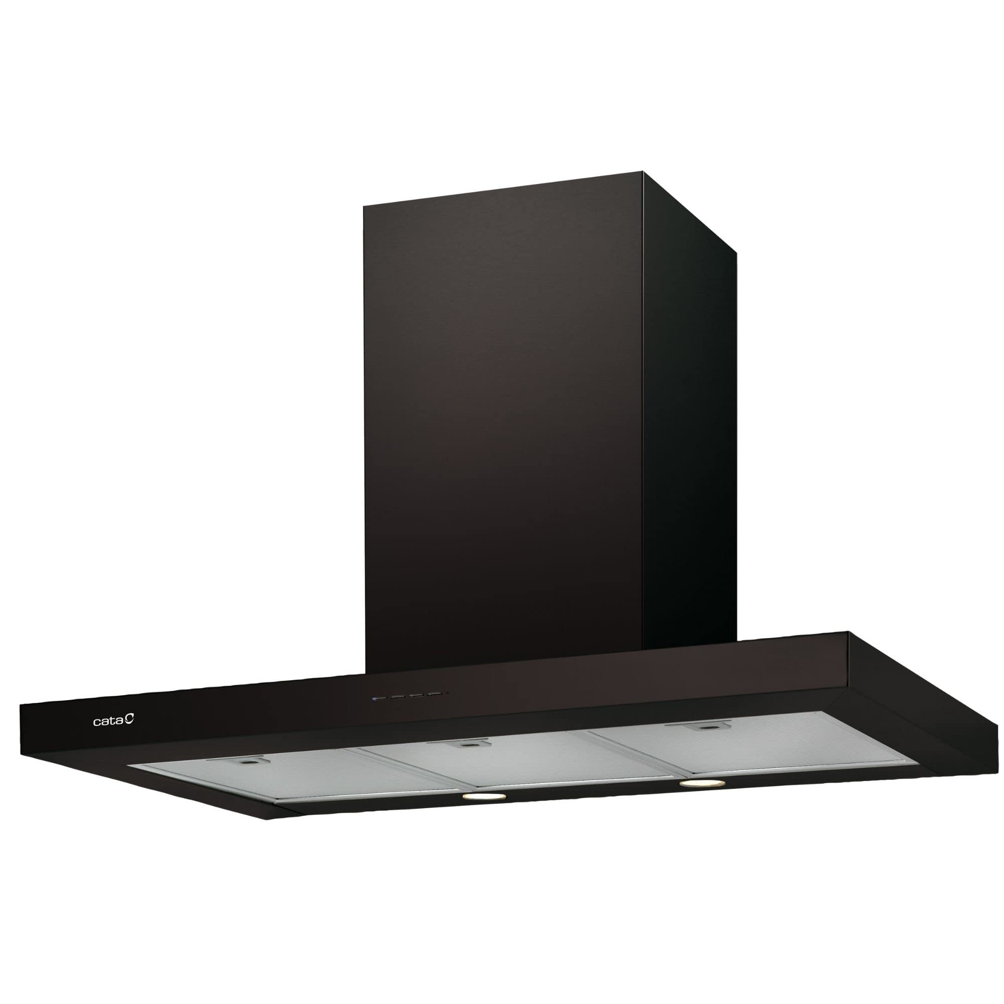 Cata-Modelo-SYGMA-900-BK-3-velocidades-de-extraccion-Campana-extractora-Cocina-790m3h-320m3h-Acabado-en-Negro