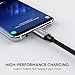 AUKEY USB C Cable 3.0 Braided [5 Pack] 3.3ft x 3, 6.6ft, 1ft USB Type C Cable Fast Charge for Samsung Galaxy S8 S8 Plus Note 8, LG V30 V20 G6 G5, HTC U11/10