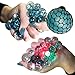 Upgraded Led Anti Stress Ball - Squishy Light up Ball - Anti Stress Toys - Toys for Kids - Mesh Stress Ball - Grape Ball - DNA Ball - Slime Stress Ball - ADHD Fidget Toys - Net Stress Squishy Ball.