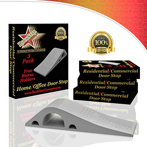 image for Door Stopper Rubber Stop Floor Wedge Holder Doorstop | Premium Quality
