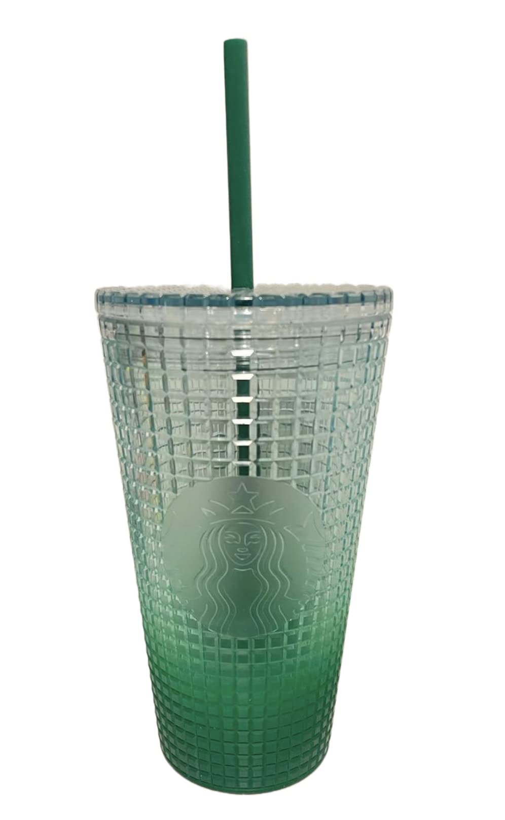 STARBUCKS Green Grid Reusable Cold Cup 16oz / 473ml Grande