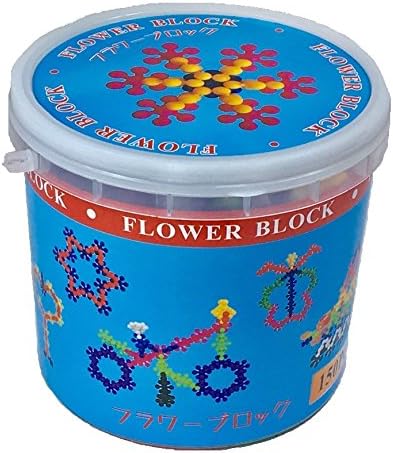 Amazon Shop Shimataro フラワーブロック 150個入りセット 作り方説明書 専用ケース付き 球形 立体パズル プラスチック 知育玩具 組み合わせ はめこみ 組み立て 積み木 ブロック 女の子 男の子 プレゼント 150ピース はめこみ 形合わせ おもちゃ