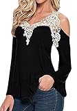 Jade Womens Loose Pullover T Shirt Long Sleeve Cotton Tops Shirt Blouse