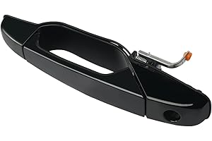 LEMASSON Black Exterior Door Handle Front Left Driver Side Compatible with 2007-2014 Chevy Silverado Suburban Avalanche Tahoe, GMC Sierra Yukon, Cadillac Escalade Replaces 20828258, 22738721, 25960525