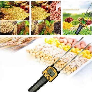 Digital Grain Moisture Meter for Corn Wheat Rice Bean Wheat Flour Fodder Rapeseed