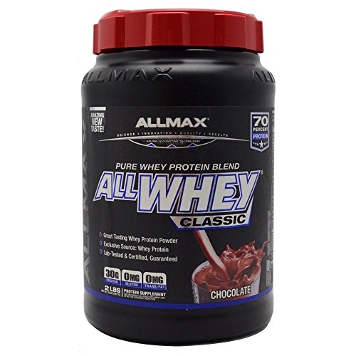 ALLMAX ALLWHEY CLASSIC Pure Whey Protein Blend, Amazing Taste, Chocolate Flavor, 2 Pound