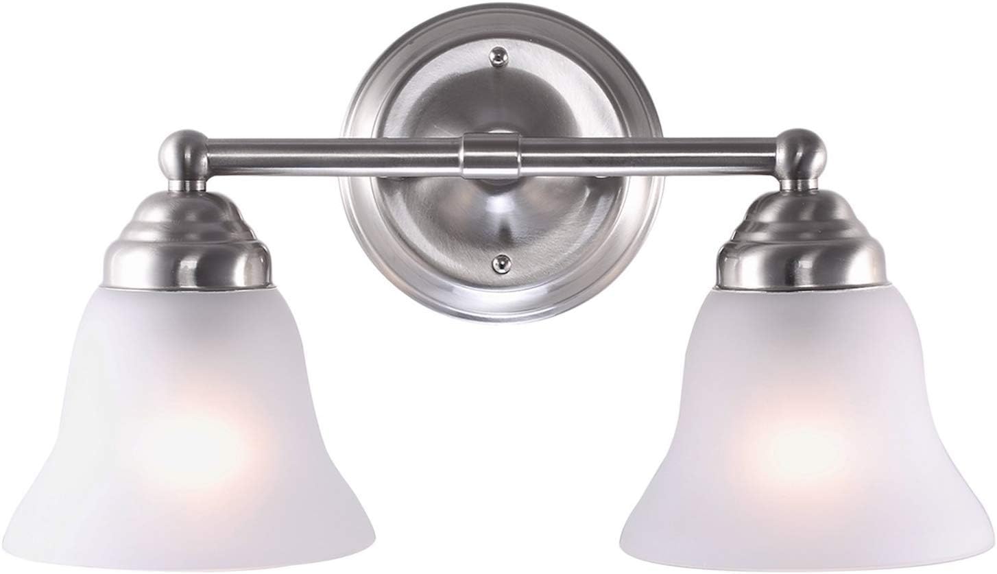 7Pandas 2 Light Bathroom Vanity Light 159/10" Interior Wall Sconce