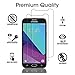 HPTech Galaxy J3 2017 / J3 Luna Pro / J3 Prime / J3 Mission / J3 Emerge / J3 Eclipse Glass Screen Protector - (2-Pack) Tempered Glass Easy to Install with Lifetime Replacement Warranty