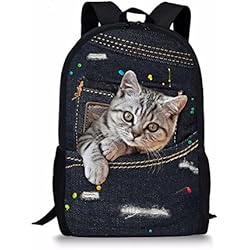 backpack with cat design