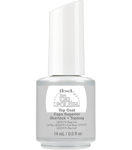 Amazon.com : IBD Just Gel Nail Polish Top Coat, 0.5 Fluid Ounce