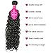 Water Wave Bundles with Closure 20 22 24+18 Unprocessed Brazilian Virgin Remy Human Hair 3 Bundles with Closure 4X4 Free Part Lace Natural with Baby Hair for Women 150% Density Wet and Wavy Human Hair