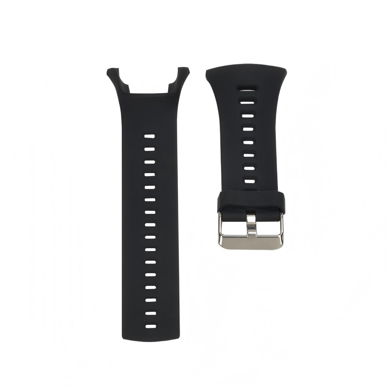 INF Replacement Strap for Suunto Ambit 1/2/3 Smartwatch, TPU Waterproof Sport Watchband with Installation Tool, Adjustable Breathable Bracelet (Black)
