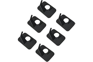 DEERACE 6pcs Arrow Rest Recurve Bow Arrow Rest Adhesive Back Hunting Shooting Targeting Accessory for Right or Left Hand
