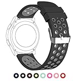 20mm Universal Smart Watch Bands - S Size (20-Black/Gray)