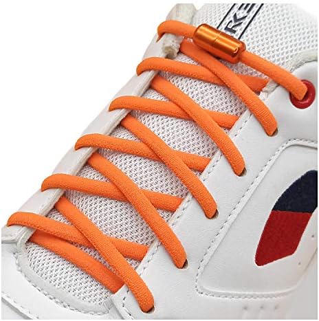 Aijiabei が2足 結ばない靴紐 くつひも ゴム 伸縮性 靴ひも シューレース 革靴 ボードシューズ 金属カプセル 子供 老人