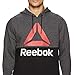 Reebok Men's Performance Pullover Hoodie - Graphic Hooded Activewear Sweatshirt