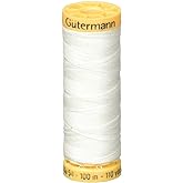 Gutermann Natural Cotton Thread 110yd, Nu White