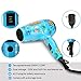 Deogra 1000W Hair Dryer for Kids - Dual Voltage Mini Blow Dryer Dinosaur Design with Concentrator Nozzle&Diffuser Attachment, Foldable Hair Blower Portable for Travel with Storage Bag
