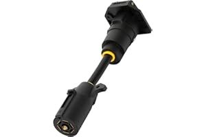 Vikua 7-Way Adapter with Power Switch for RV Camera System Compatible with Furrion Vision S 7-Way Adapter with Power Switch,Plug and Play F2BC004XXBK