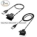 2Pcs Fitbit Alta Charger( 30cm, 100cm), EveShine Replacement USB Charging Cable Charging Cradle Dock Cable Adapter for Fitbit Alta Smart Fitness Tracker Watch