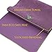 AURORAE Synergy 2in1 Hot Yoga Mat with integrated Non Slip Microfiber Towel. No Slipping No Bunching/Odor Patent Protected, Machine Washable