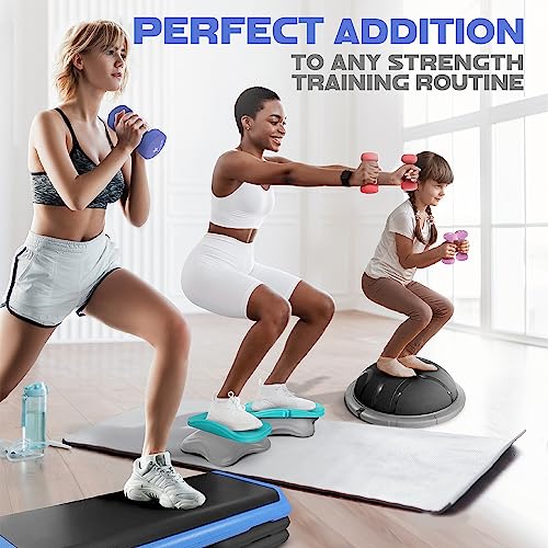 Yes4All Neoprene Coated Dumbbell Hand Weight Sets of 2 - Multiple Weight Options with 15 Colors, Hexagon Shape, Anti-roll, Anti-Slip