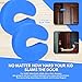 Baby Proof Finger Pinch Guard & Corner Guard Bundle by Spicen Up Life - 4 X Protective Foam Door Stopper Plus 4 X Safe Clear Furniture Corner Bump Guards - Protect Toddlers from Accidents