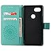 Google Pixel 2 XL Case, Pixel 2 XL Wallet Case, Mellonlu [Kickstand Feature] [Wrist Strap] Premium PU Leather Magnetic Card Slot Wallet Flip Fold Case Cover for Google Pixel 2 XL (Z-Green)