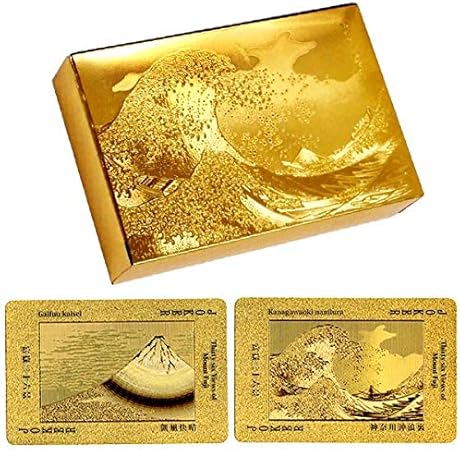 Amazon Hna 北斎 ゴールドトランプ カードゲーム トランプ おもちゃ