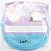 LEFV™ Laundry Basket Deluxe Pop Up Mesh Hamper Clothes Sorter Folding Storage Tote Bag Case Open Bin - Multi Use for Toys Tidy Clothes Socks Underwear Bra Lingerie Blue