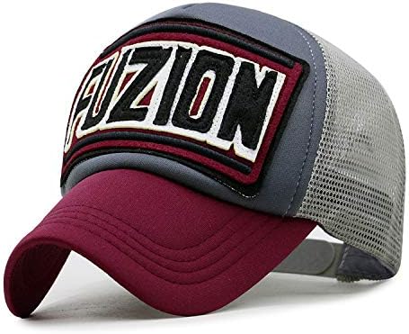 Rzxkad 2019 Men Women Fuzion Baseball Cap Embroidered Casual Hats Sports Mesh Caps for Men Tactical Hat