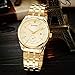 Watches Men Luxury Brand Men Sports Watches Waterproof Full Steel Quartz Men's Full gold Watch