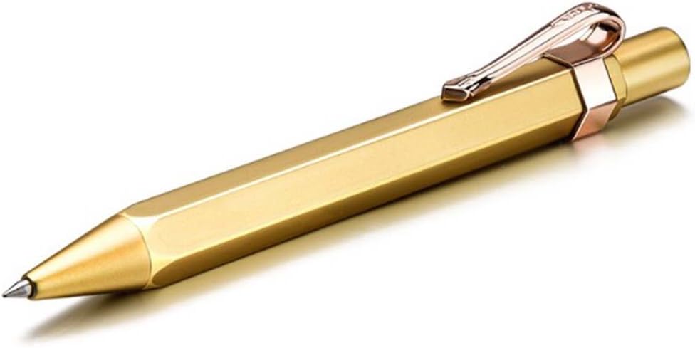 Aismkj Pure Copper Pen Metal Gel Ink Pen Retro Brass Pens Pen