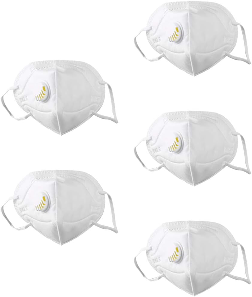 Teryei Safety Masks Dust Mask, Respirator Anti Pollution Face Mask, Neutral Adult Dust-Proof Cotton Mask Anti-Fog Face Mask for Outdoor Flu Gas Droplet Pollen Animal Hair Allergies